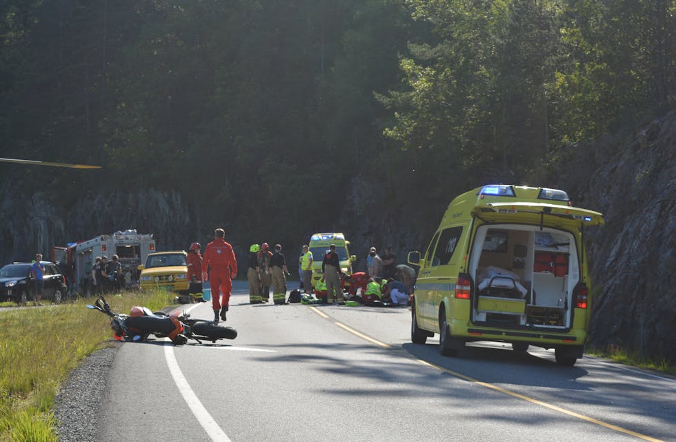 OMKOM I MOTORSYKKELULYKKE: 19 år gamle Sindre Rosseid Midthun mista livet i ei motorsykkelulykke onsdag kveld.