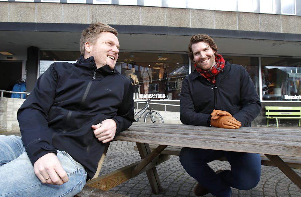 Kristian Landro (til venstre) og Leif Sandnes er dei to toppkandidatane til KrF under kommunevalet til hausten. Foto: Frank Waal.