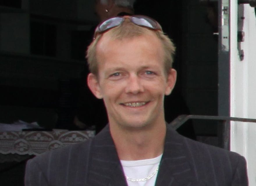 DØYDDE:  36 år gamle Erling Johannes Gundersen døydde av skadane han fekk i bilulukka i Honganvik natt til onsdag. (Foto: Privat)