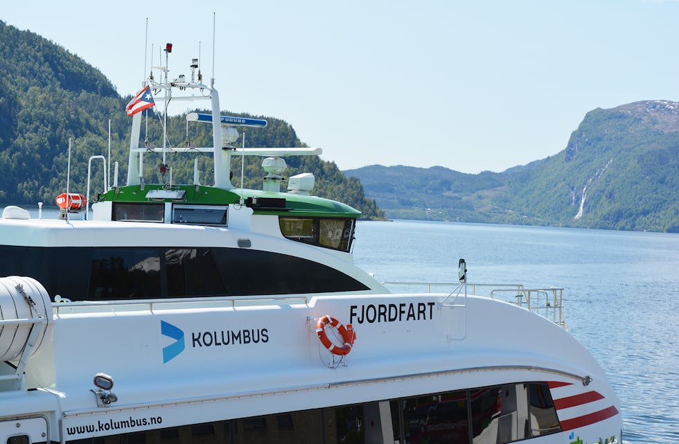 Fleirtalet i Rogaland fylkeskommune har i sitt budsjett for 2020 gått inn for å ikkje kutte i hurtigbåttilbodet i Ryfylke. Foto: Knut Atle M. Seim.