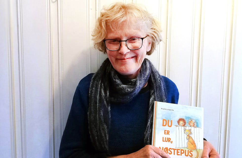 Borghild Langøy Raj debuterer som bokforfattar med barneboka ”Du er lur, Nøstepus”. Boka blei lansert i april.