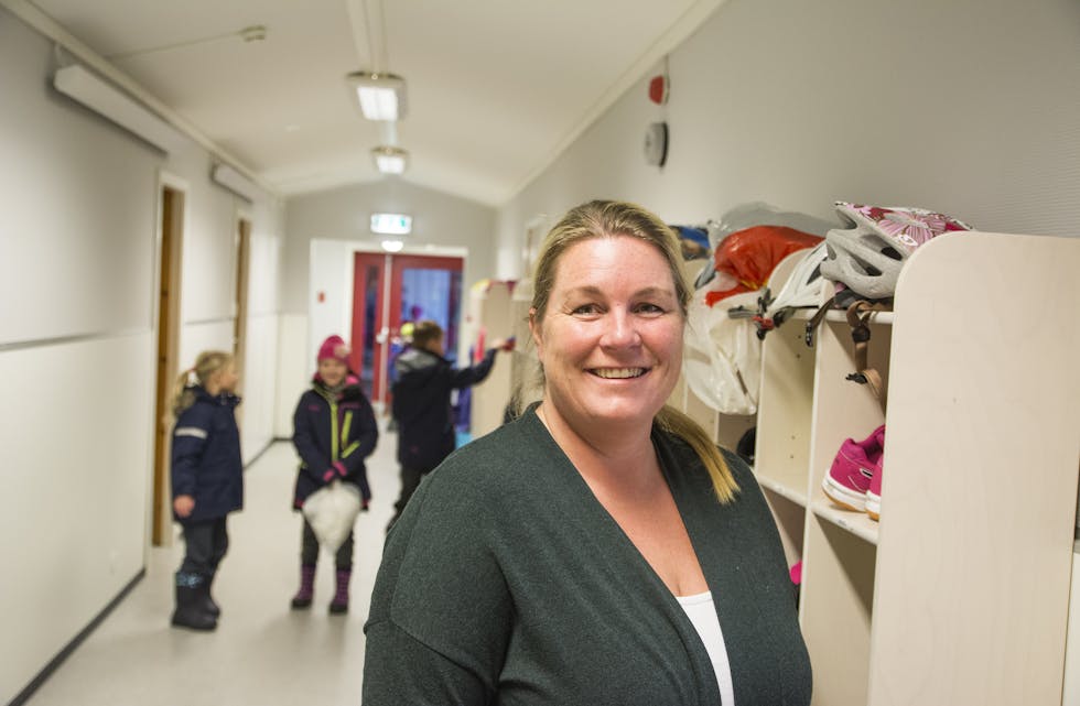 Janniche Hillestad Hatlen har vore rektor ved Risvoll skule i Saudasjøen i nøyaktig ti år. 