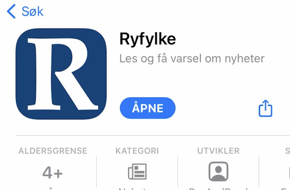 Ryfylke lanserer i dag sin eigen app. 