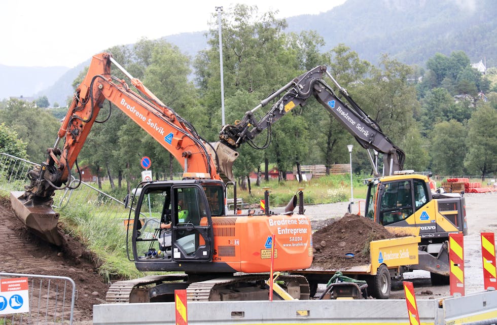 Ved inngangen til veke 28 står ni læreplassar ledige i Sauda, dei fleste innan bygg- og anleggsbransjen. Foto: Knut Atle M. Seim.