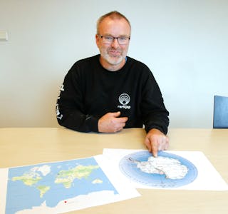 Kjetil Rasmussen skal i det neste året jobbe på den norske basen Troll i Dronning Maud Land. 