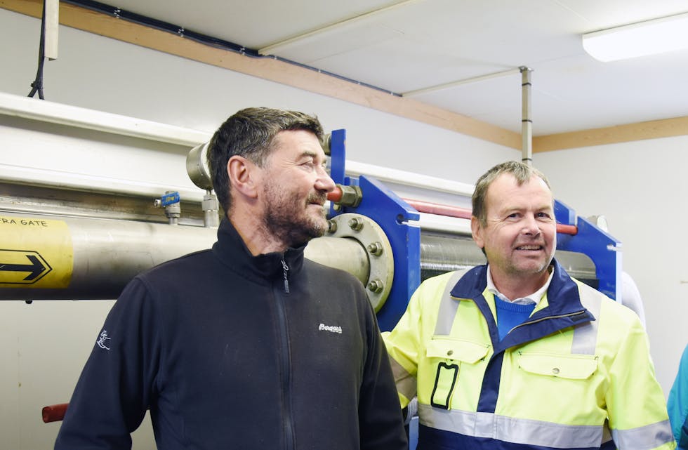 Både dagleg leiar Dag Ole Stråbø i Sauda Installasjon og dagleg leiar Knut Danielsen (til høgre) i Klima og Energiteknikk, kan sjå tilbake på eit godt driftsår i 2020. 