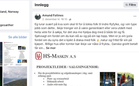 Er dette Norges ærlegaste jobbutlysning? 