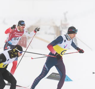 Thomas Karbøl Oxaal (22) sikra i dag, søndag, Norge ein stafett-bronse under para-VM på Lillehammer. Bildet er tatt under den individuelle sprinten laurdag. 