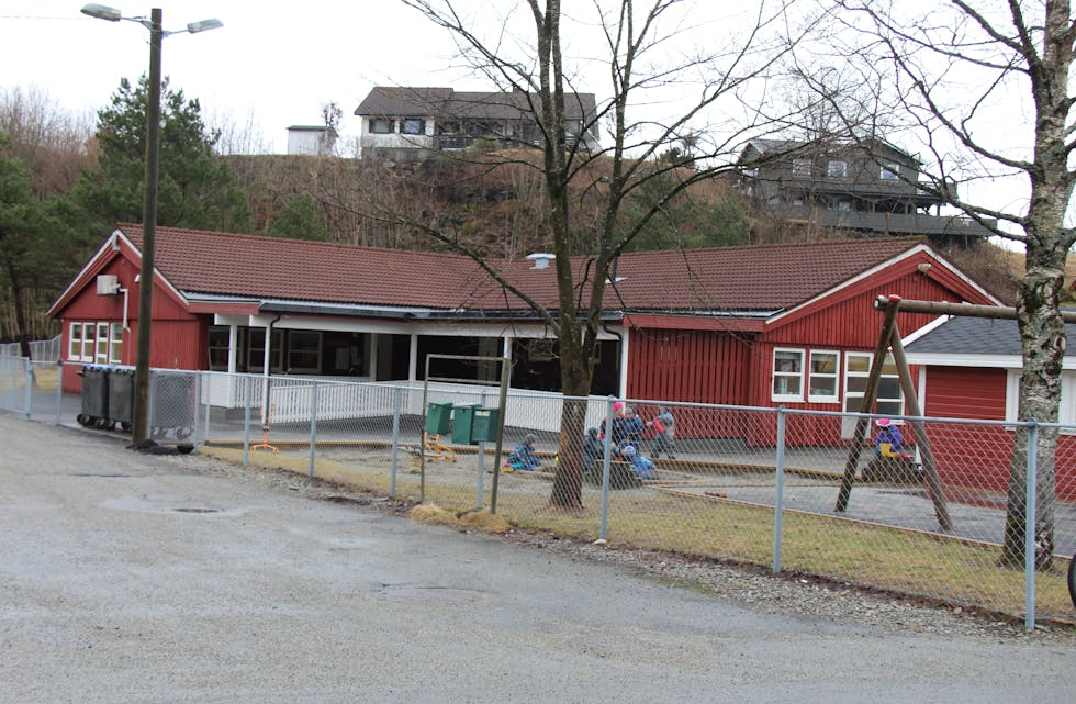 Leabøen barnehage i Saudasjøen er sterkt ramma av koronasmitte. 
