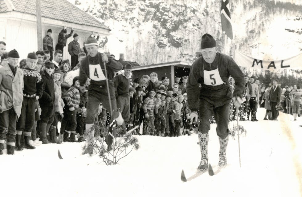 Kjell Ole Øverland og Jakob Austerheim i parstart i 1962.