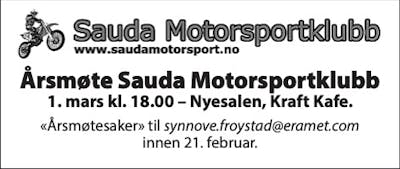 Sauda Motorsportklubb 2022-12 arsmote