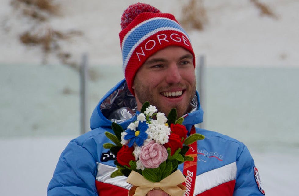 Thomas Karbøl Oxaal var søndag med på den norske laget som tok bronse på 4x2,5 kilometer mix-stafett i Paralympics. 