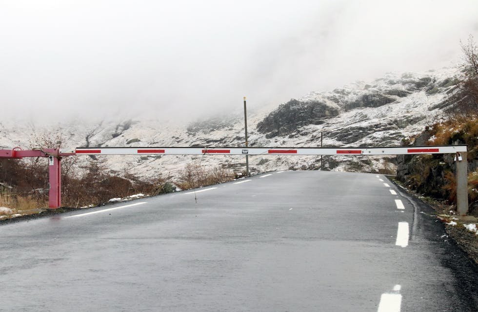 Stengt eller åpen veg over fjellet? Nå kan du få siste nytt om Fv 520 sendt til din eigen mobil.