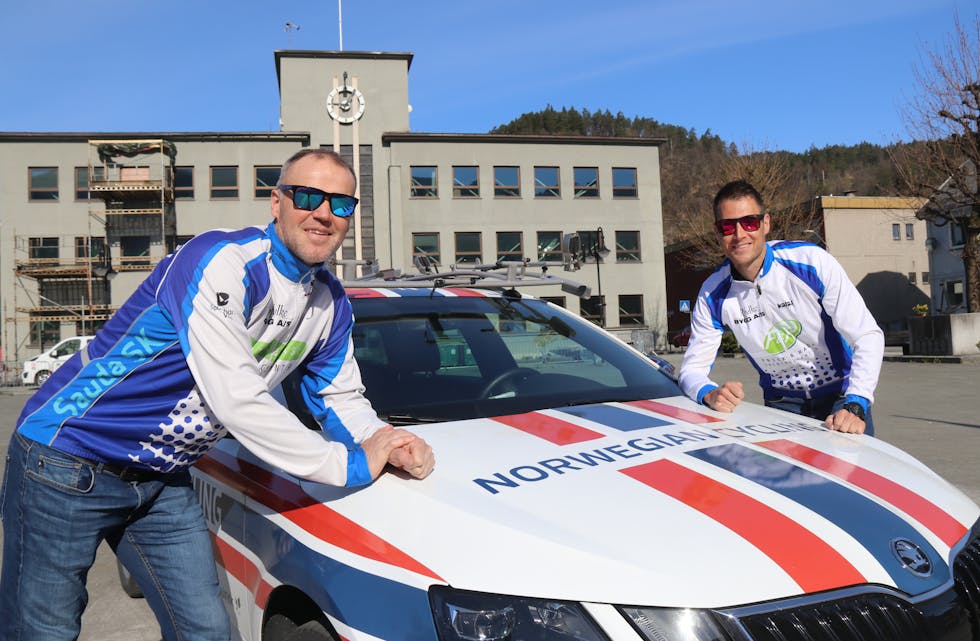 Thomas Wahl, Cato Søndenå Karbøl og Sauda sykkelklubb er superklare for tre store arrangement i 2022. I august inviterer dei til folkefest i sentrum når Tour of Norway for kids-sirkuset gjestar Sauda.