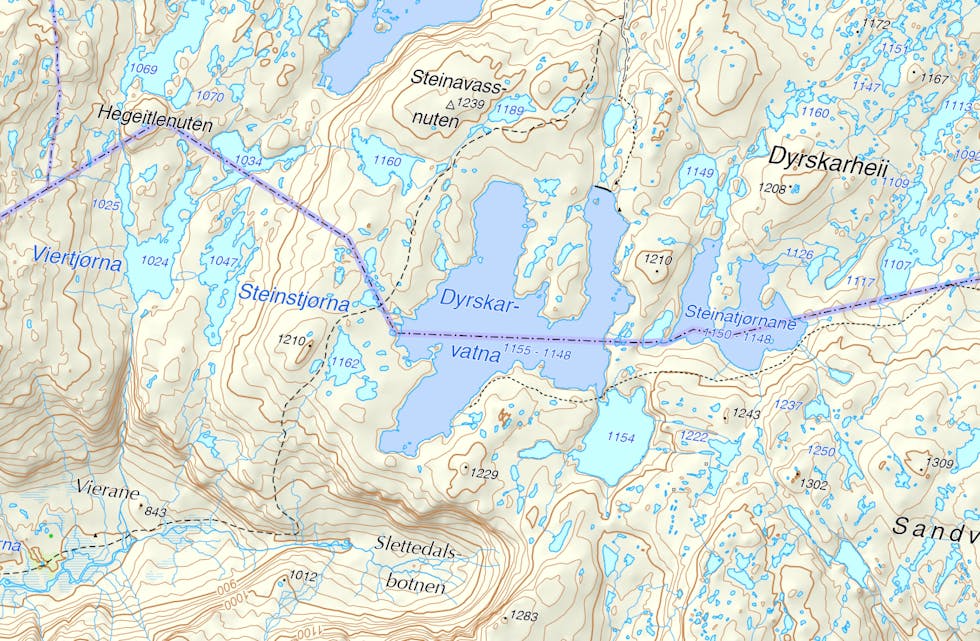 Statens kartverk har avgjort skrivemåten på området mellom Ullensvang og Sauda.