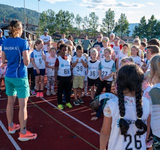 Heiel 70 barn kom då Sauda IL og friidrettsgruppa arrangerte Friidrettens dag sist torsdag 