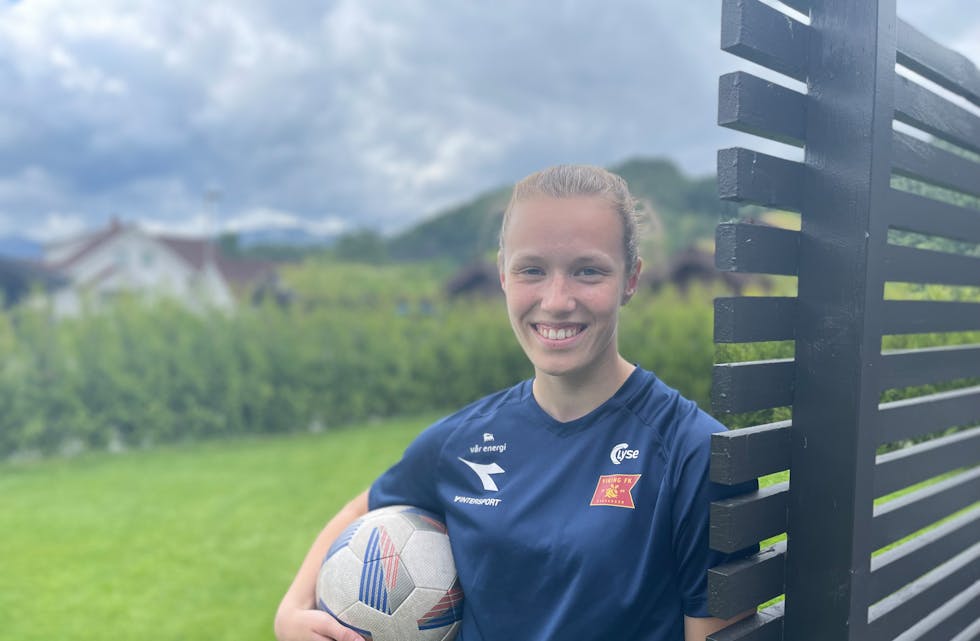 Kristiane Teig er nå seriemeister for stavangerlaget Viking.