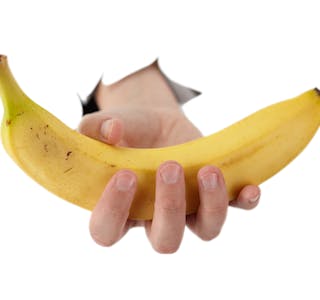 Ein banan - bare for småbarn og apekatter?