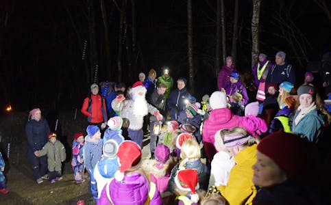 Den aller første lysfesten i Eventyrskogen i 2019 blei ein stor suksess. 