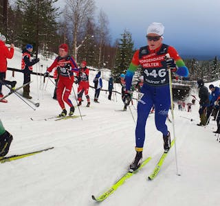 Iver Bjerga Øverland (446) frå Sauda IL gjekk sine første norgescuprenn i langrenn i helga. Det enda meod poengfangst både på 10 km fri og 15 km klassisk fellesstart. 