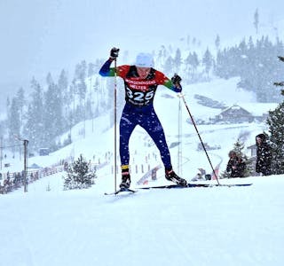 Iver Bjerga Øverland konkurrerte i Norgescup-renn på Voss laurdag.