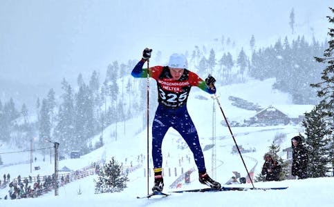 Iver Bjerga Øverland konkurrerte i Norgescup-renn på Voss laurdag.