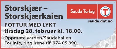 Sauda Turlag-2023-16 Storskjer