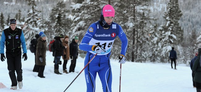 Elias Dybing gjekk ein god etappe i Holmenkollen. 
