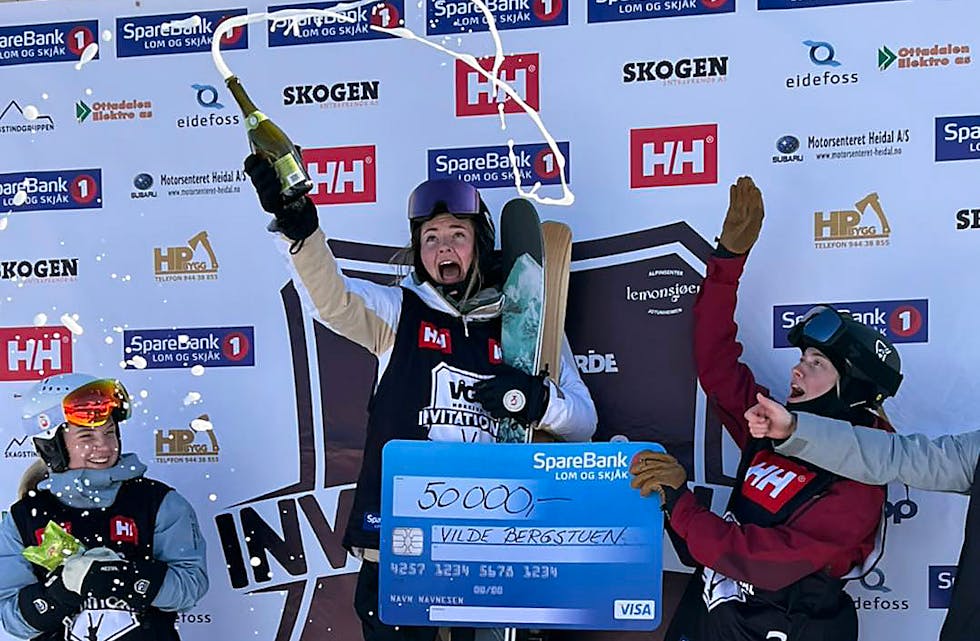 Vilde Bergstuen (24) vann Høkkers Invitational 2023 og kunne innkassera 50 000 kroner. 