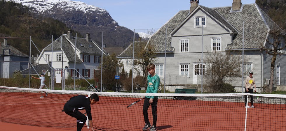 Tennisbanane i Åbøbyen er alt tatt i bruk, men laurdag blir det offisiell opning.