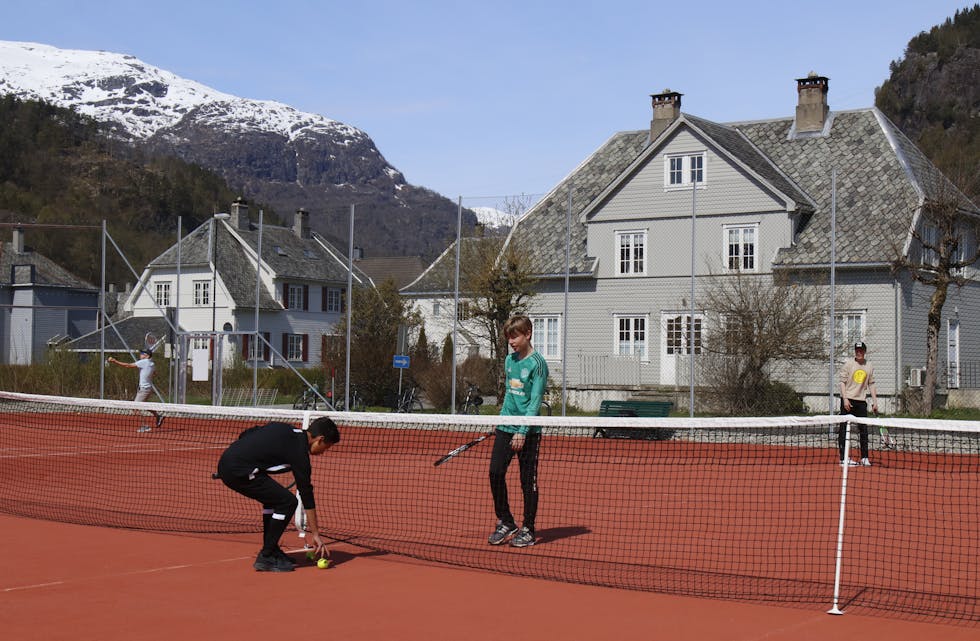 Tennisbanane i Åbøbyen er alt tatt i bruk, men laurdag blir det offisiell opning.