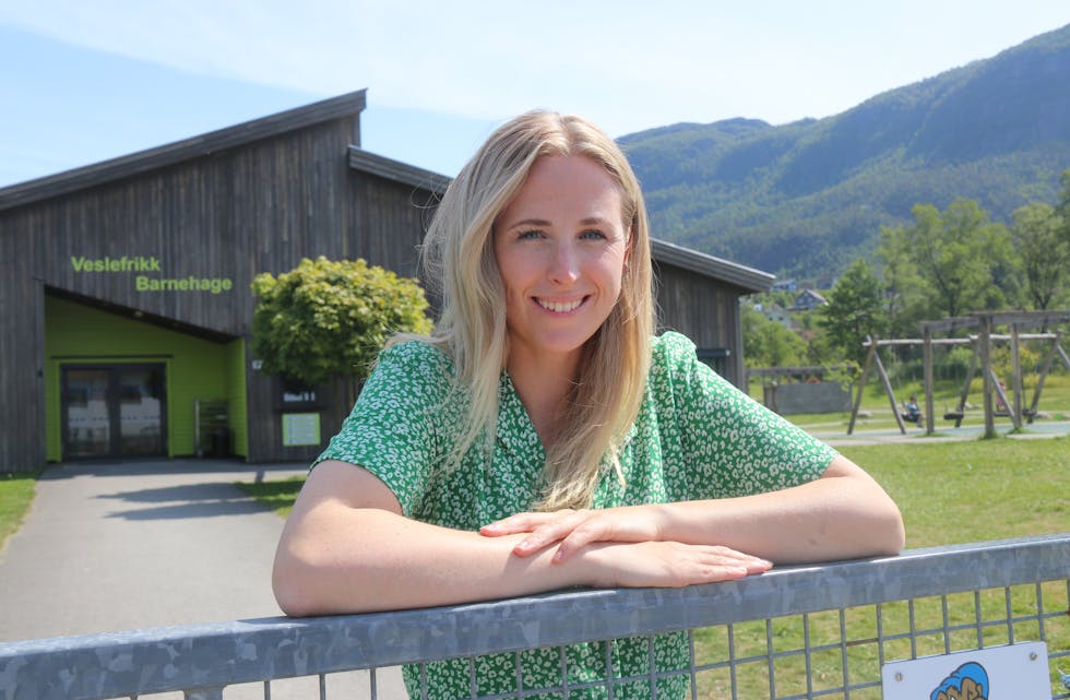 Kristine Torgersen, pedagogisk leiar ved Fuglereiret-avdelinga i Veslefrikk barnehage, blir Sauda kommune sin SFO-leiar. 