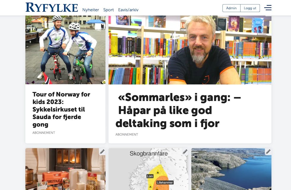 Ryfylke blir stadig meir lest på nett. Studentar frå Sauda som studerer i andre kommunar har tilbod om gratis abonnement, ei ordning som kommunedirektøren ønsker å halde fram med.