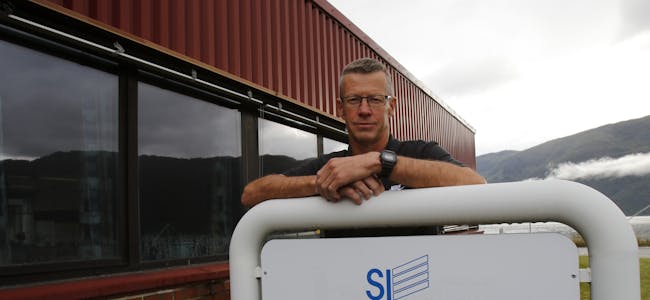 SI-Glass, her ved dagleg leiar Lars Sigve Søndenå, var bedrifta som fekk mest i kommunal straumstøtte i første kvartal, men glasfabrikken er også storforbrukar av straum. 