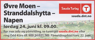 Sauda Turlag-2023-44 Ovre Moen - Stranddalshytta