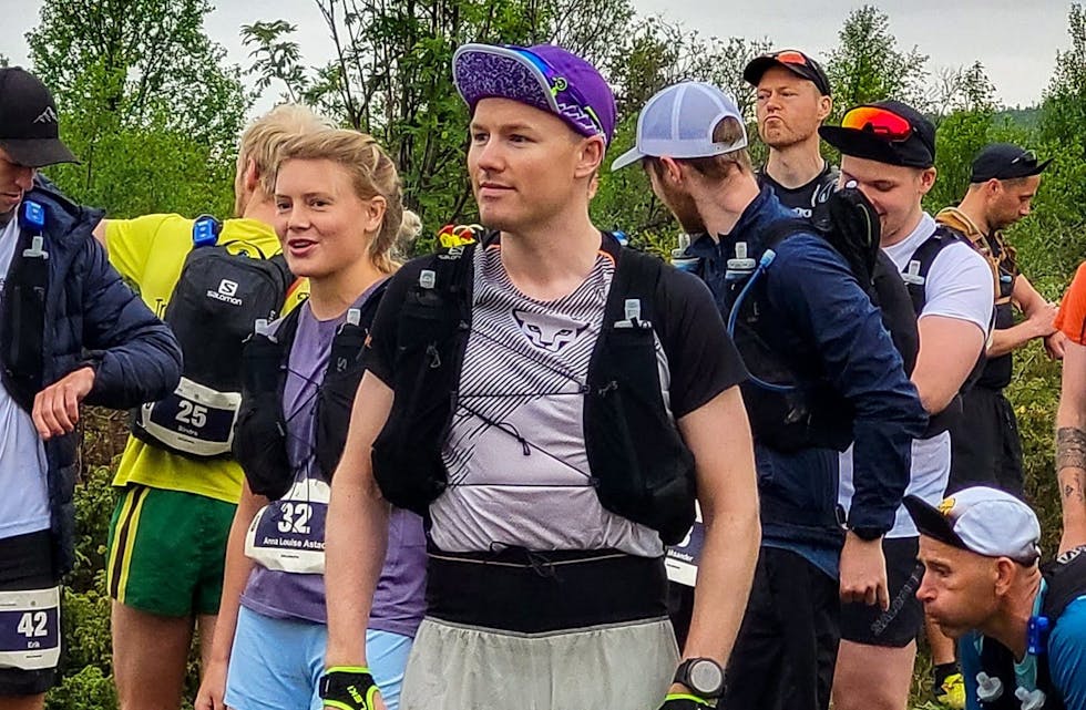 Finn Isaksen da han deltok i Nøsen Hundreds Ultramarathon.