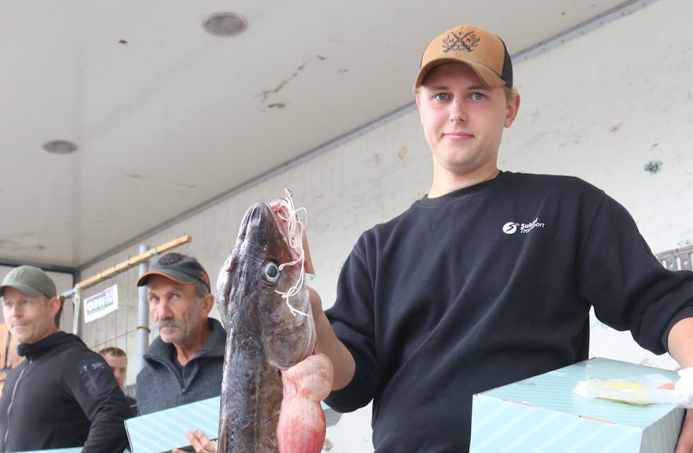 Ole Andreas Løland vann klassen "Senior, sjø", med dagens største fangst, ei lange på 6,38 kilo.