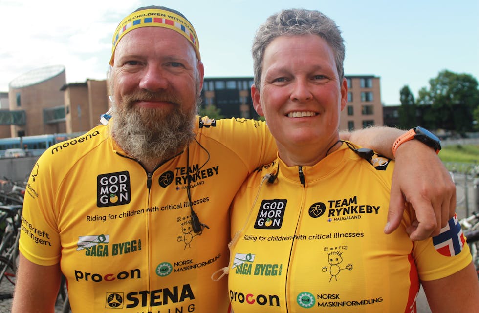I FORM: Sander Stielstra og Vanessa Venema velger å stille opp for barnekreftforeningen i sommer, i stedet for å reise på utenlandsferie.