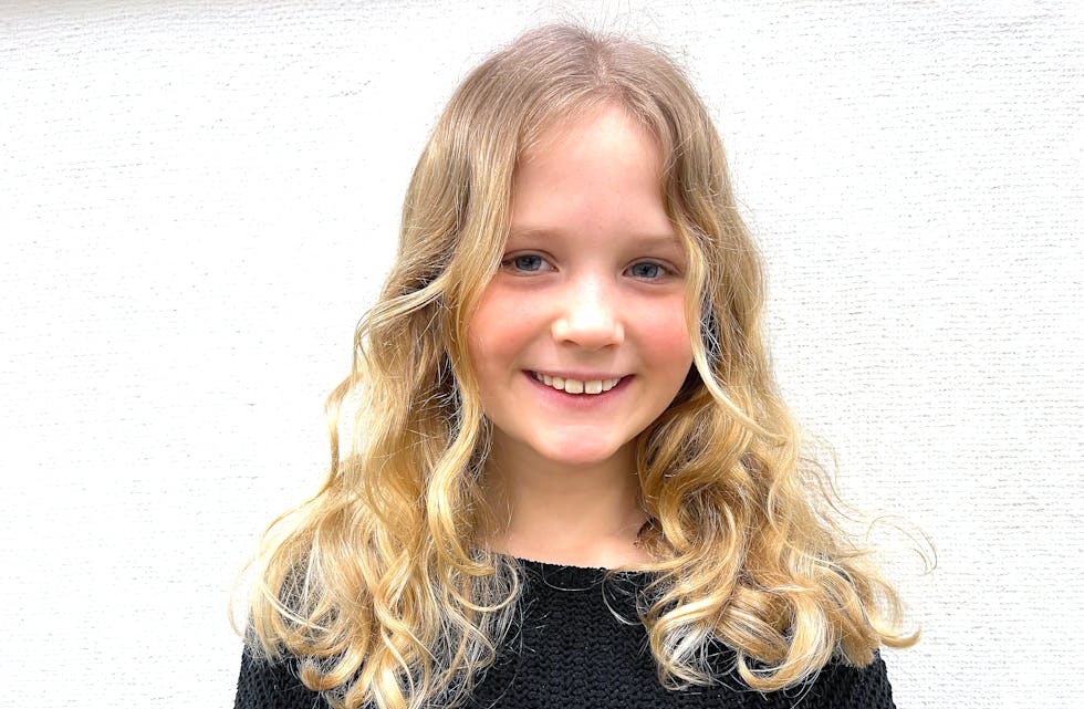 Kamille Birkeland Knudsen begynner nå i femte klasse på Risvoll skule.

