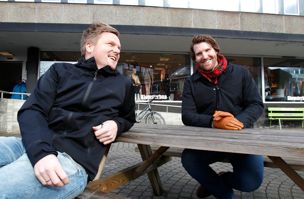 Leif Sandnes (førstekandidat, til høyre) og Kristian Landro (andrekandidat).