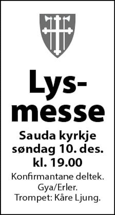 Lysmesse
