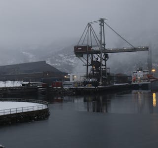 Eramet Norway sitt smelteverk i Sauda.