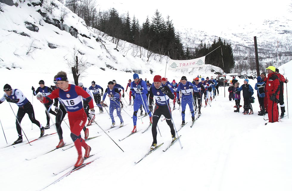 Søndag er det tid for den 46. utgåva av Slettedalen Rundt. Bildet er frå rennet i 2016.