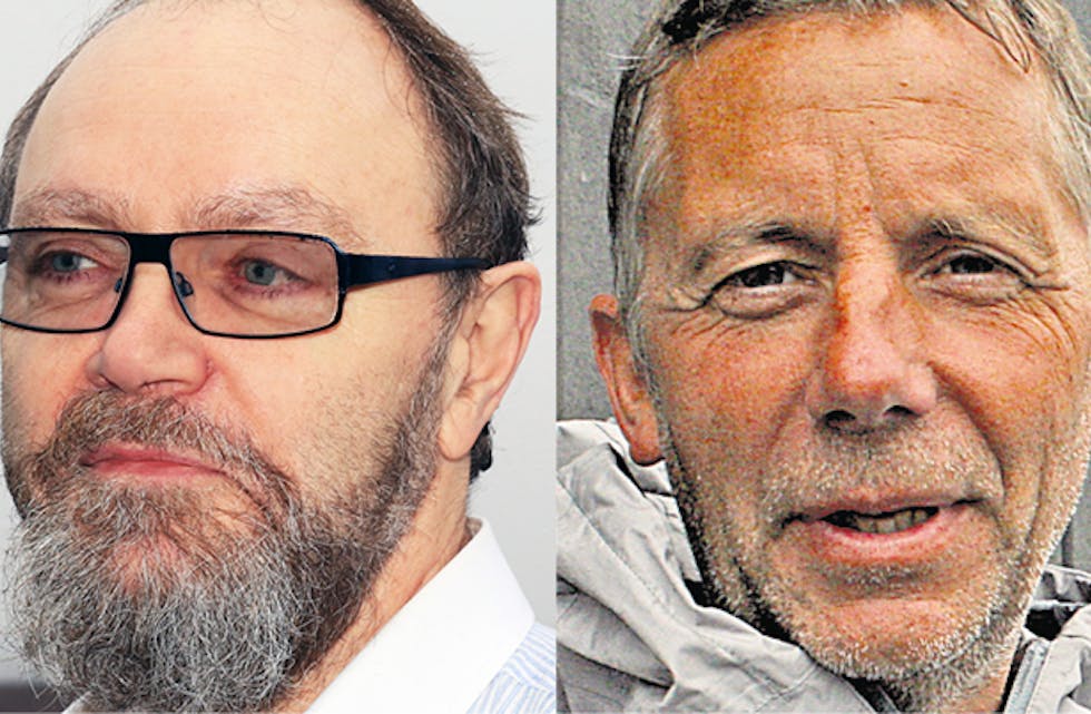 Alan G. Thompson (SV) og Kjell Arnold Pettersen (Rødt)