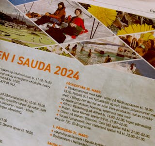 Innhaldsrikt påskeprogram i Sauda påsken 2024.