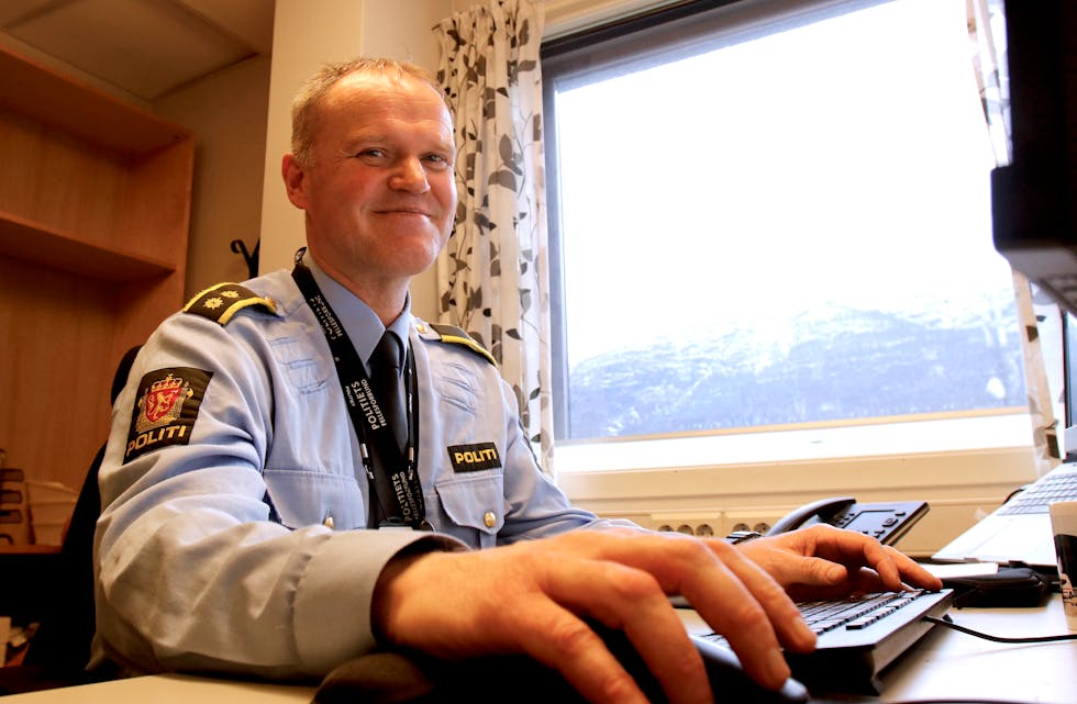Saudabuen Thomas Wahl har over 20 år bak seg med politiarbeid på heimplassen sin. Nå fortset han politiarbeidet i Oslo.