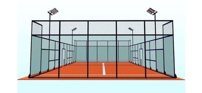 Padeltennis er ein miks av tennis og squash, som blir spelt i eit «bur» og normalt med to personar på kvar banehalvdel. Veggane består av glas og gjerdenetting.