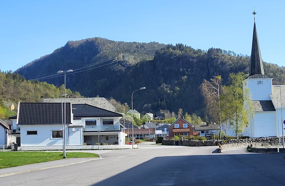 Ein bebuar i Sauda sentrum kontakta politiet laurdag kveld, då det plutseleg sto fleire fremmande personar i hagen. Illustrasjonsfoto.