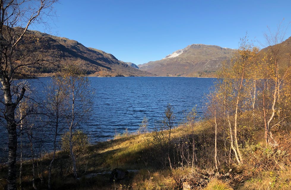 Slettedalsvatnet.