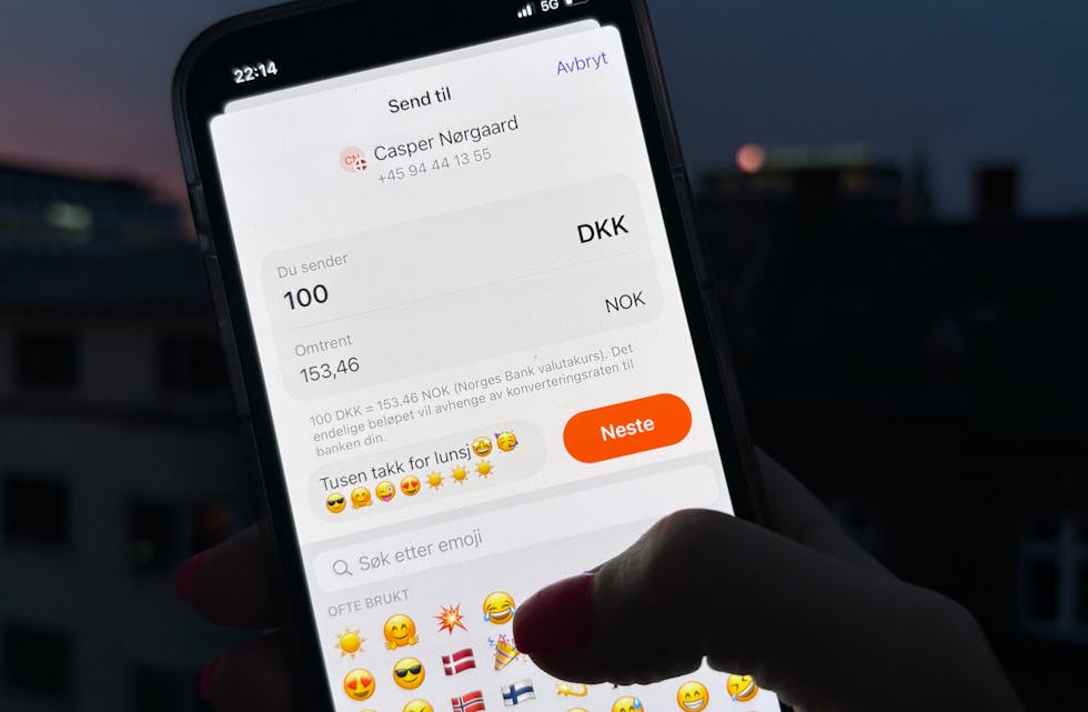 Nå kan brukarar av betalingstenesta Vipps også sende pengar til brukarar i Danmark og Finland.